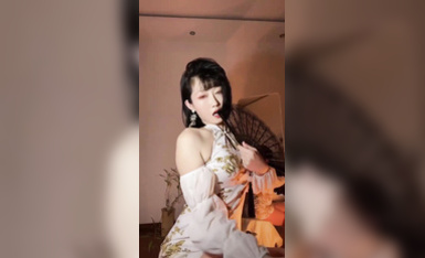 快手極品舞蹈老師【紫月】很會跳私密定製古風露毛騷舞 (5)